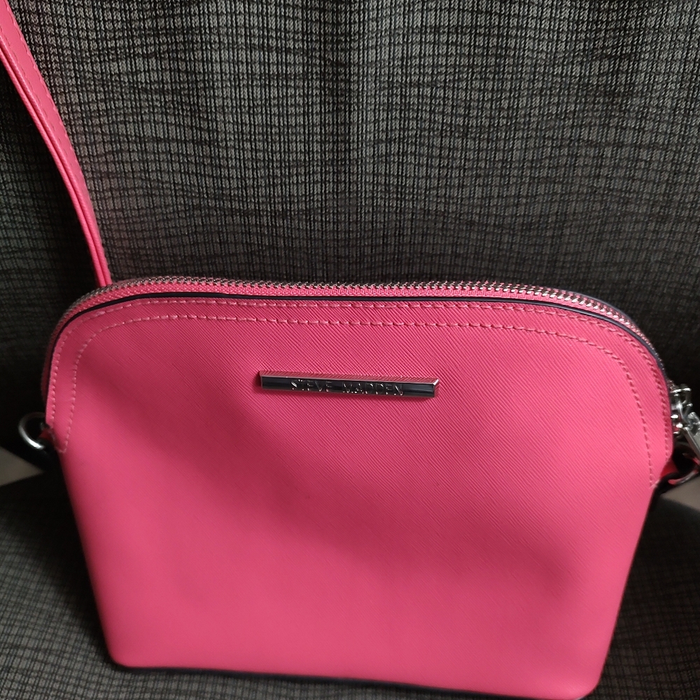 Steve Madden Dome Shape Faux Leather Crossbody Bag